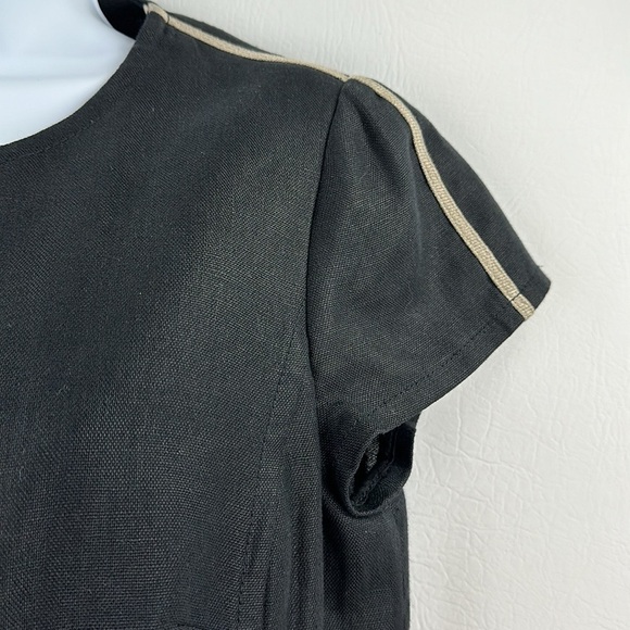 Worth Short Sleeve 100% Linen Two Piece Pantsuit - Picture 3 of 13